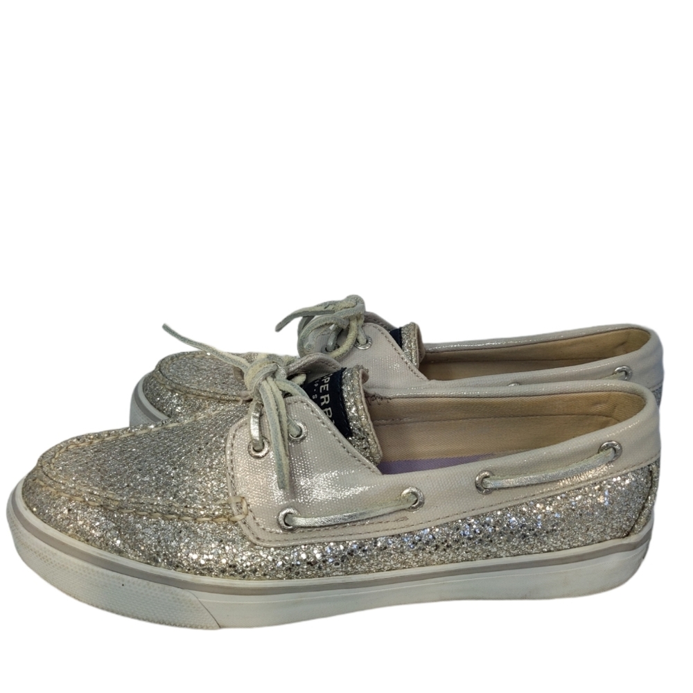 Sperry Top Sider Glitter Boat Shoes Size 8 - Picture 3 of 6
